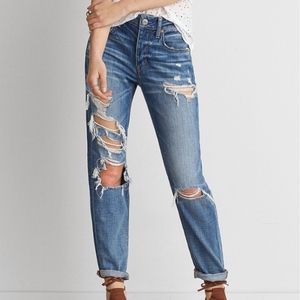 American Eagle Distressed Boyfriend Jeans